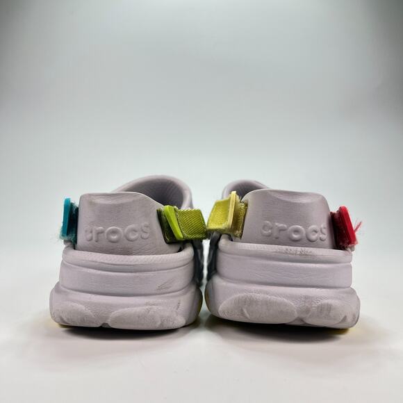 Crocs Classic All Terrain Clog Light Gray Adjustable Strap 207458 Youth Size 1 - Picture 5 of 10